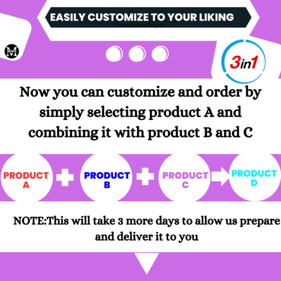 customizable 3 in 1