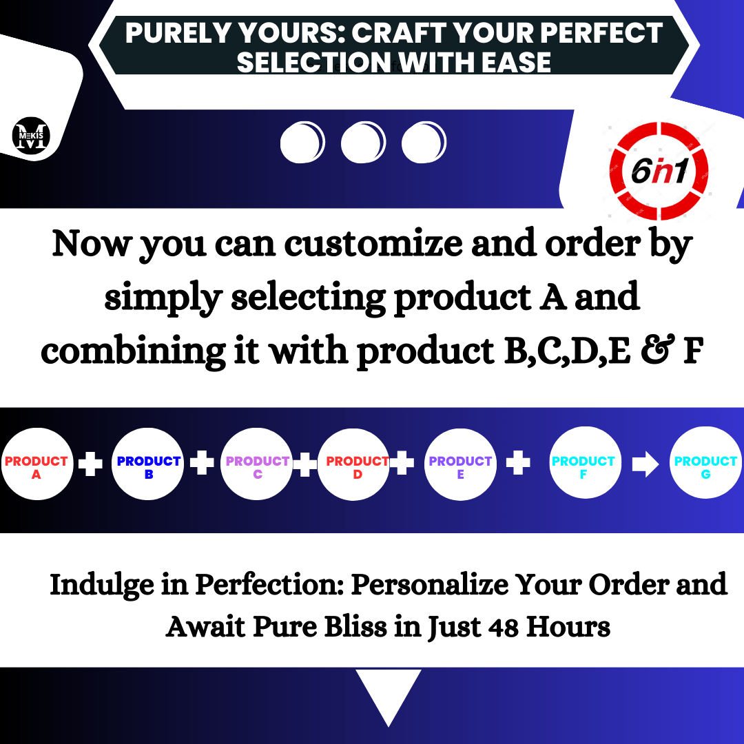 6 in 1 customizable blend