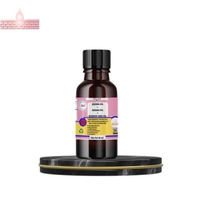 Jojoba,,Argan & Rosehip Seed Oil-30ml,For Hydration, Radiance & Renewal