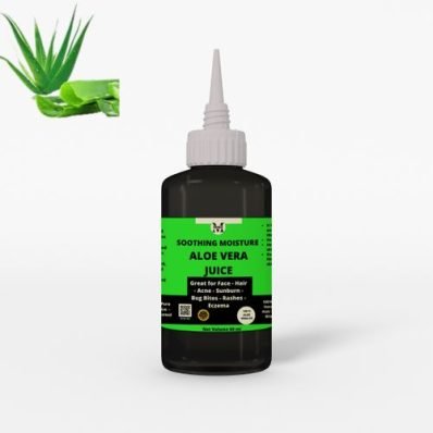 Aloe Vera Juice - 120 ml ,Fights Skin-ageing, Blemishes,Sunburns,Acne