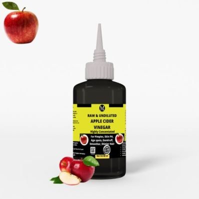 Raw & Undiluted Apple Cider Vinegar-60ml - or Face &Hair