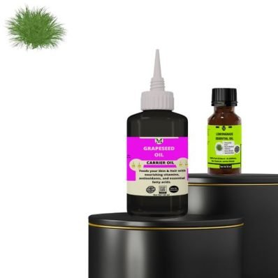 Lemongrass Essential Oil(15ml)& Grape Seed Carrier Oil(120ml