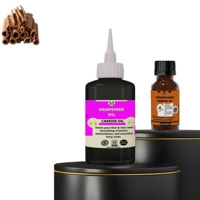 Cinnamon Bark Essential Oil(15ml) & Grape Seed Carrier Oil(120ml