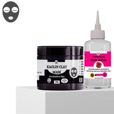 Kaolin Clay + Rose Water Combo