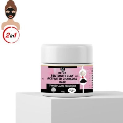 Detox Bentonite Clay With Activated Charcoal