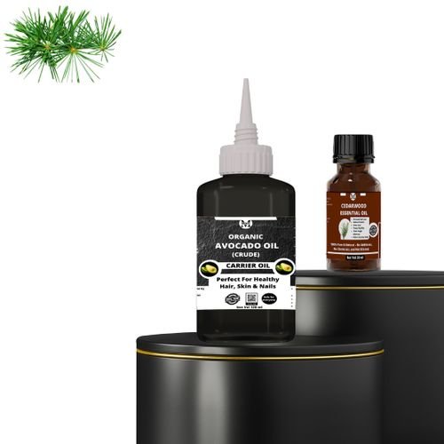 Cedarwood Essential Oil (15ml) & Avocado Carrier Oil(120ml)