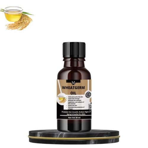WheatGerm Oil - 30ml,100% Pure,Promote Hair Growth, Reduce Signs Of Aging & Soothe Dry Skin.
