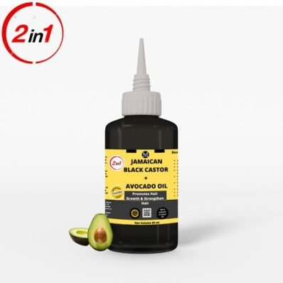 Jamaican Black Castor+Avocado Oil - 60ml,Promote Hair Growth,Strengthen Hair,Prevent Hair Breakage,Heal And Prevent Split Ends