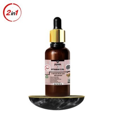 Jojoba With Vitamin E Oil- 30ml,Moisturizes,Boost Skin's Glow.