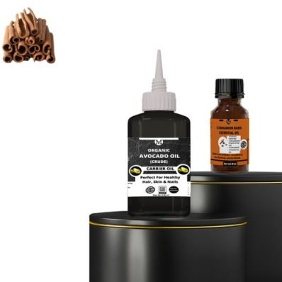 Cinnamon Bark Essential Oil (15ml)& AvocadoCarrier Oil(120ml