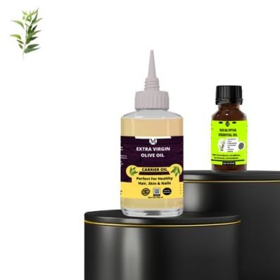 Eucalyptus Essential Oil(15ml&Extra Virgn Olive Carrier Oil120ml