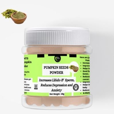 Pumpkin Seeds Powder - Grade B,100gIncreases Libido & Quality Of Sperm,, Reduces Depression And Anxiety