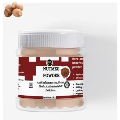 Nutmeg Powder -100g,Mood Enhancer,Boost Digestion & Brain,Protect You Against Cancer Cells.