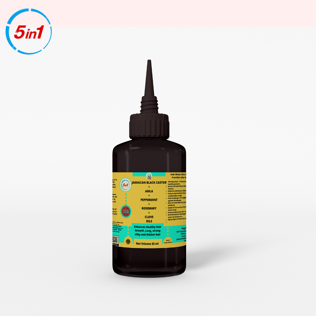 Jamaican Black castor,Amla,Rosemary,peppermint & Clove Oil