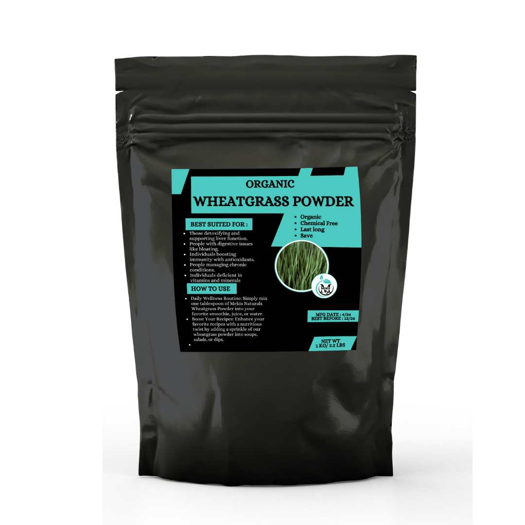 Wheat Grass Powder - 1kg,Detoxify & Support Liver Health ,Digestive Comfort & Immune System Support