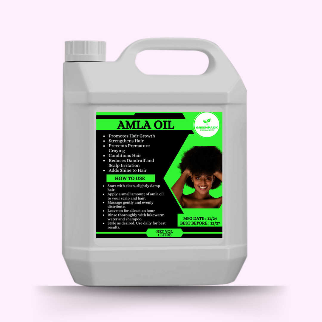 Amla Oil - 1l,Whole Sale Price,Prevents Premature Graying,Promotes Hair Growth, Strengthens Hair