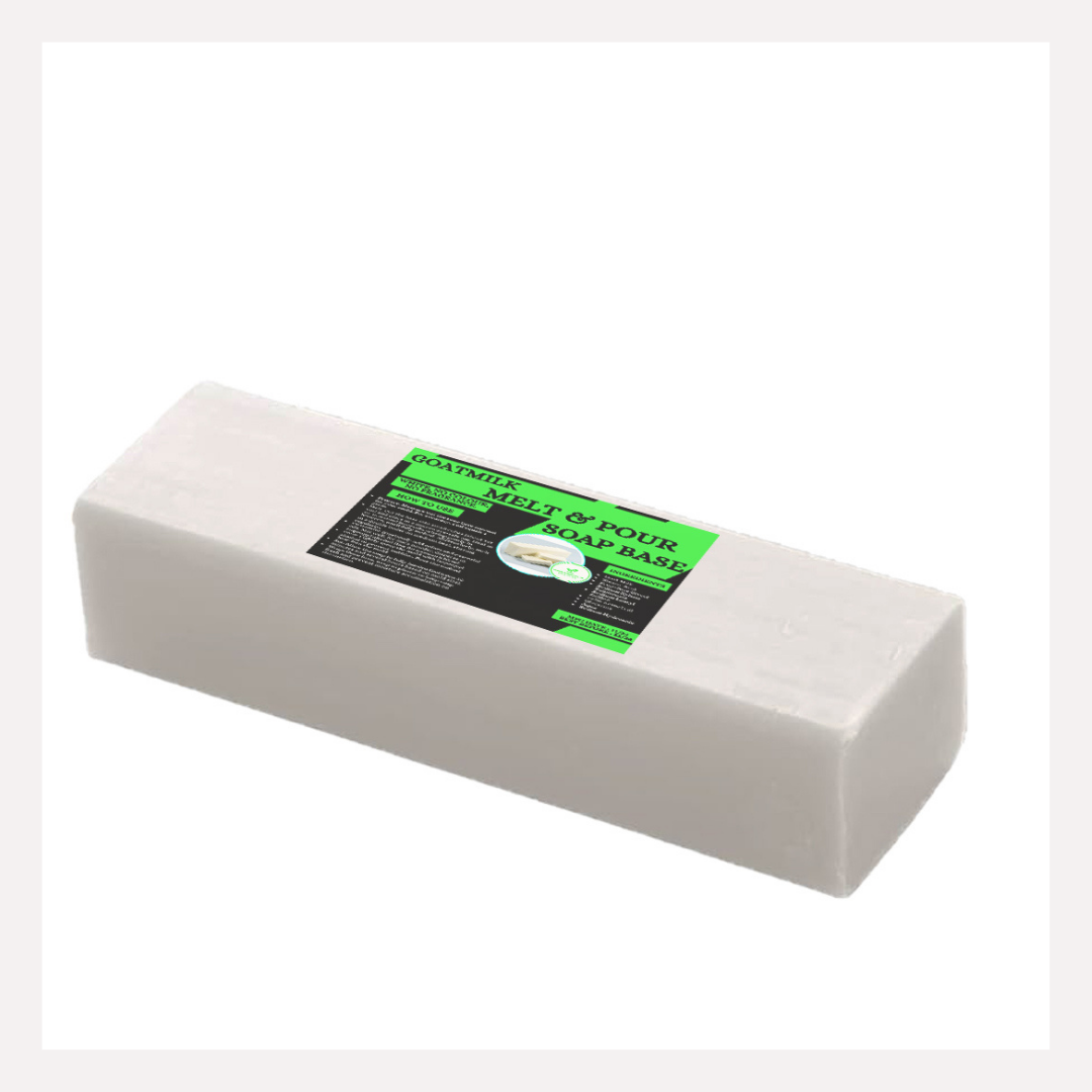 Goat Milk Melt and Pour Soap Base - 1kg,Ultra Moisturizing ,Creamy Lather,Easy to Customize