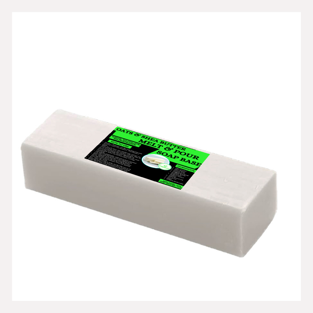 Oats and Shea Butter Melt and Pour Soap Base - 1kg,Ultra Moisturizing ,Creamy Lather,Easy to Customize