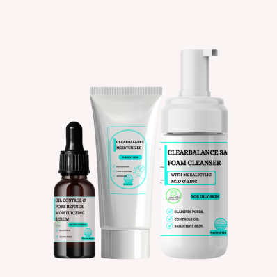 Clearbalance Kit For Oily Skin -  Say goodbye to stubborn breakouts, greasy shine, and rough texture
