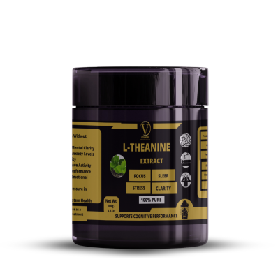 L-Theanine Extract Powder -100% Pure,Promotes Relaxation,Enhances Focus,Reduces Stress,Improves Sleep Quality