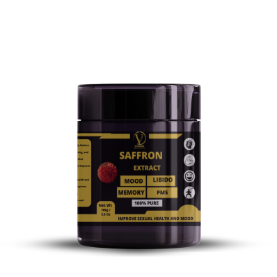 Saffron Extract Powder - 100% Pure,Mood Enhancer,Boosts memory,Natural Libido Booster ,Relieves PMS Symptoms