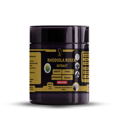 Rhodiola Rosea Extract Powder - 100% Pure,Finely Ground,Soluble in water,For Stress and general wellness