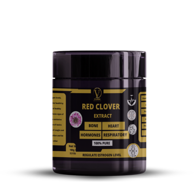Red Clover Extract Powder -100% Pure,Supports Hormonal Balance,Boosts Bone Health,Enhances Detoxification