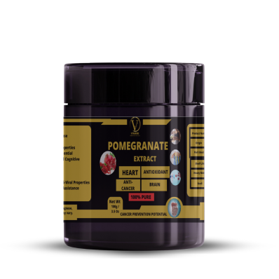 Pomegranate Fruit Extract Powder- 100% Pure,Finely Ground,Soluble in water,aids in cellular health