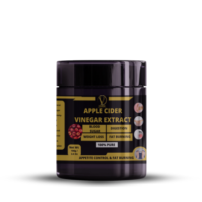Apple Cider Vinegar Extract Powder  - 100% Pure,Control Appetite & Boost Fat Metabolism,Balances Blood Sugar Levels,Lower Cholesterol Levels