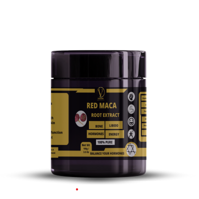 Red Maca - 100% Pure,Balance Your Hormones,Enhance Your Libido,Support Bone Health