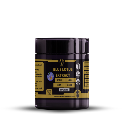 Blue Lotus Extract Powder - 100% Pure,Helps reduce stress and anxiety , Supports deep, restful sleep