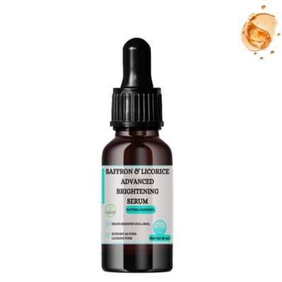 Saffron & Licorice Advanced Brightening Serum - Improve skin clarity and natural radiance