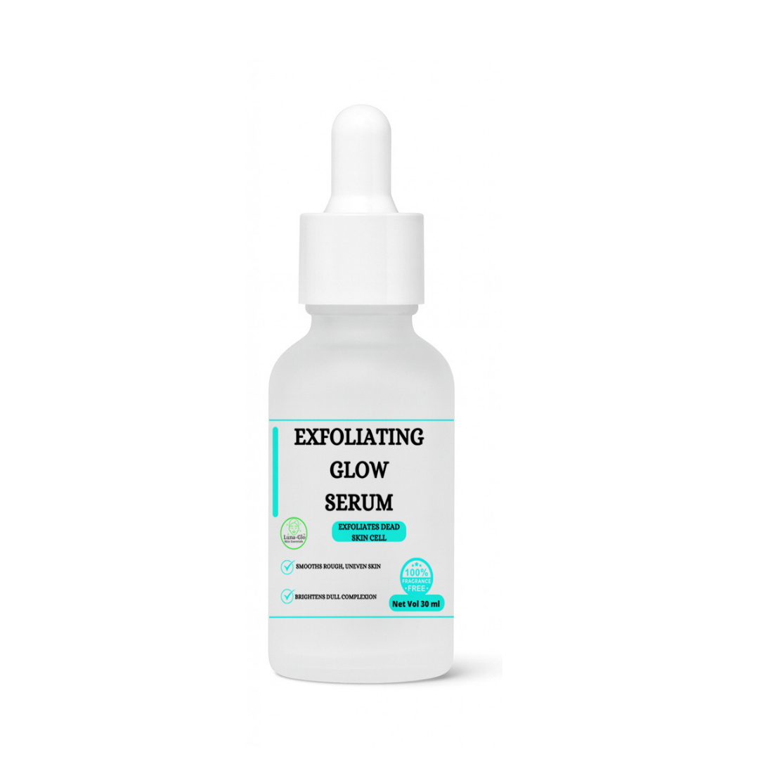 Exfoliating Glow Serum - Fragrance free ,Exfoliates dead skin cells,Smooths rough, uneven skin