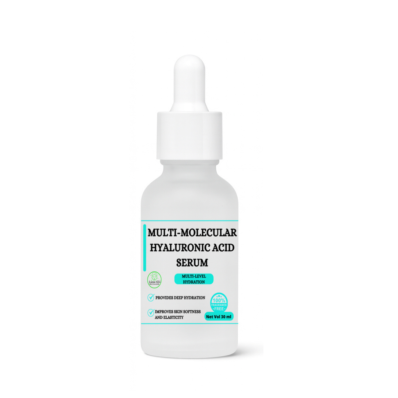 Multi-Molecular Hyaluronic Acid Serum - Fragrance free ,Provides deep, multi-level hydration